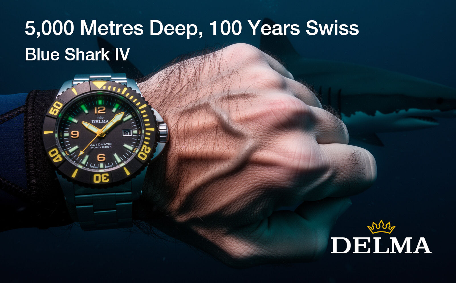 Delma Blue Shark IV Dive Watches
