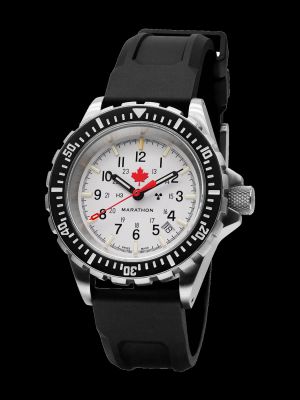 Marathon Arctic Red Maple GSAR Search and Rescue Dive Watch