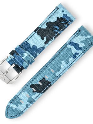Squale Blue Camouflage Fabric Strap - 20mm