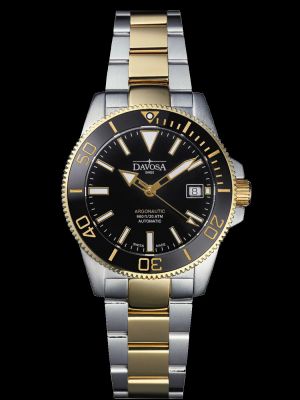 Davosa Argonautic 39 Gold Black Dive Watch