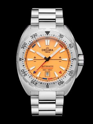 Delma Oceanmaster Lume Sailing Watch - Orange