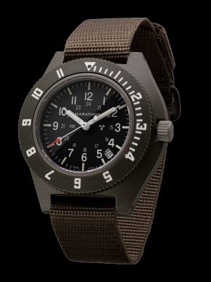 Marathon Pilot Navigator Watch with Date - Sage Green NGM