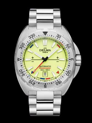 Delma Oceanmaster Lume Sailing Watch - Yellow