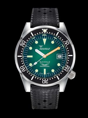 Squale 50 atmos 1521 Green Ray Dive Watch