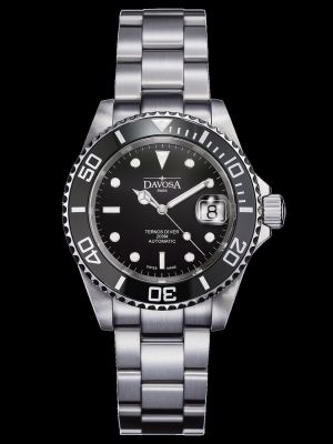 Davosa Ternos Ceramic Black Trialink Dive Watch
