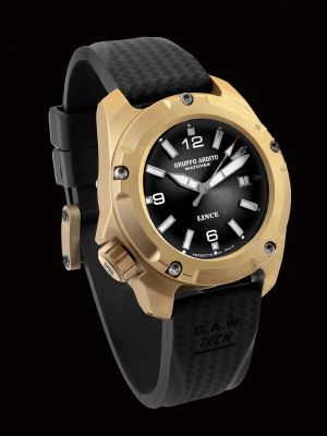 Gruppo Ardito Lince Bronze Black Dive Watch