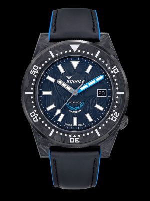 Squale T-183 Forged Carbon - Carbon/Blue