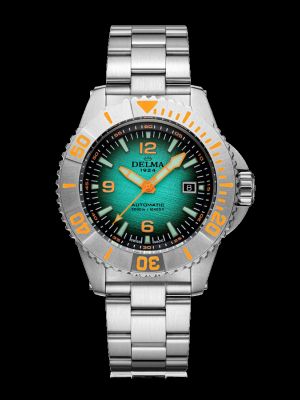 Delma Blue Shark IV Dive Watch - Teal Gradient