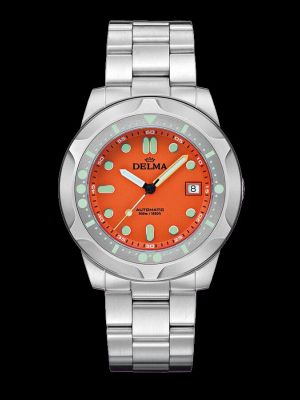 Delma Quattro Dive Watch - Orange