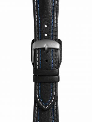 Damasko Double Stitched Leather Strap - Blasted Buckle