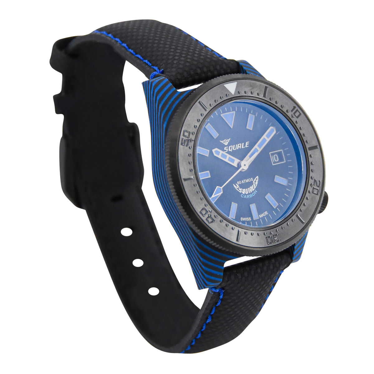 Squale T-183 Blue Carbon Dive Watch