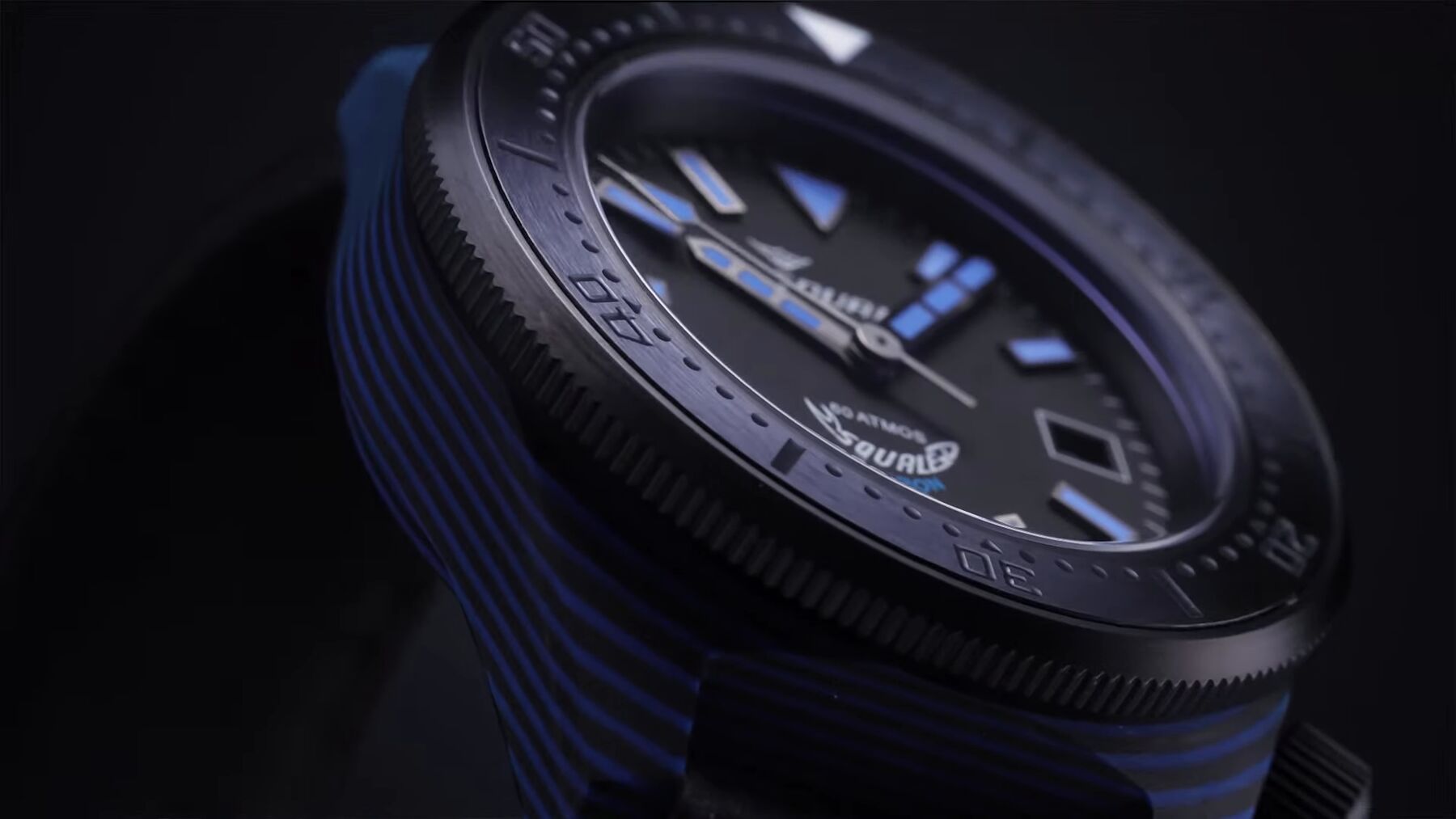 Squale T-183 Blue Carbon Dive Watch