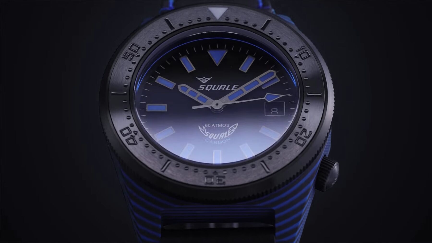 Squale T-183 Blue Carbon Dive Watch