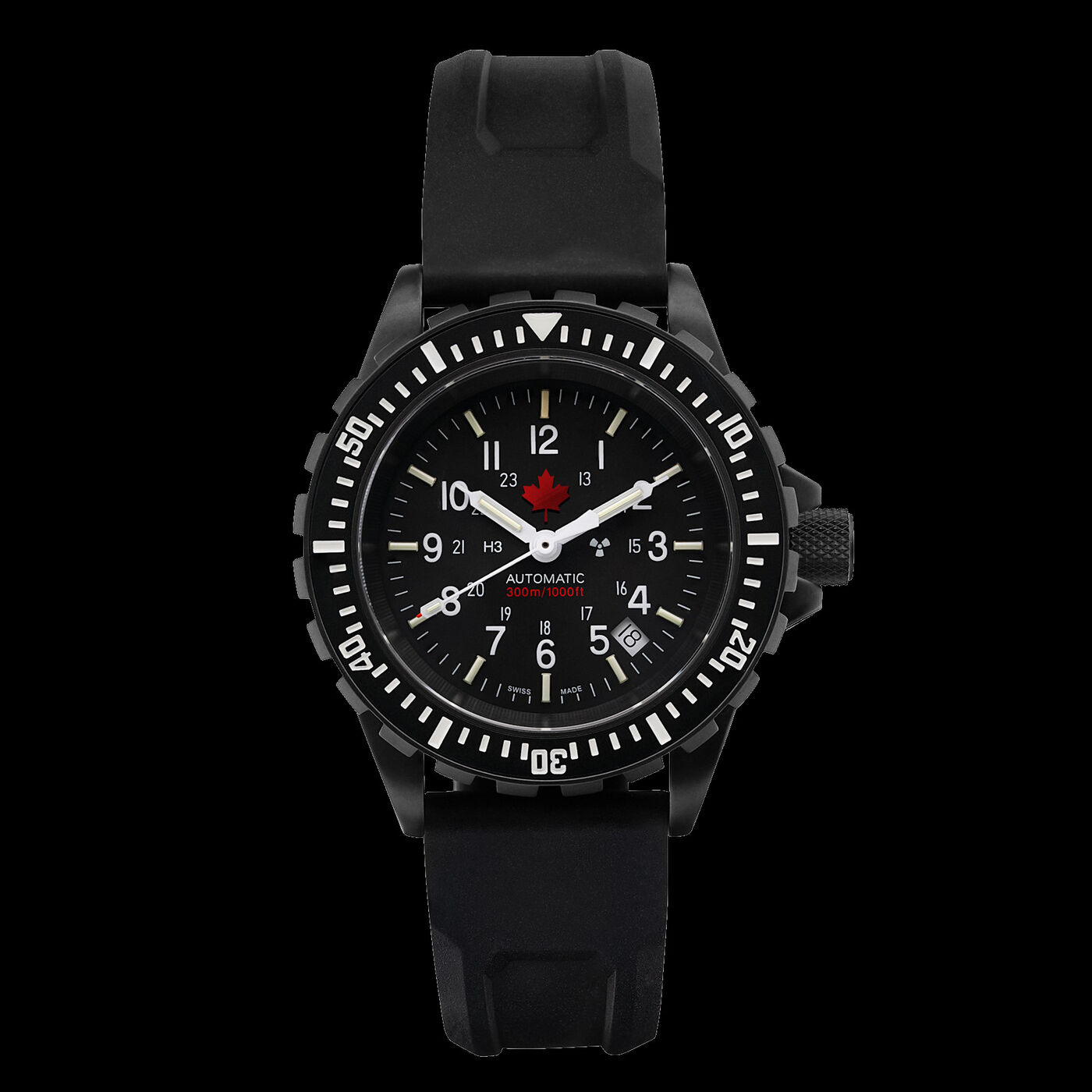 Marathon Red Maple Anthracite GSAR Search and Rescue Dive Watch