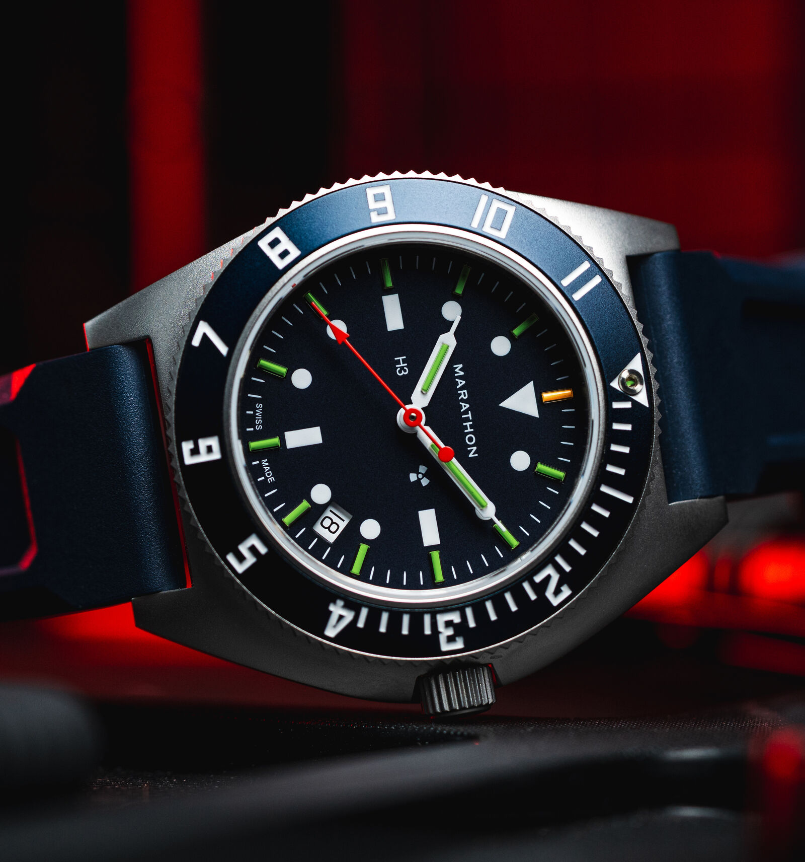 Marathon Blue Yonder Steel Navigator Pilot Watch