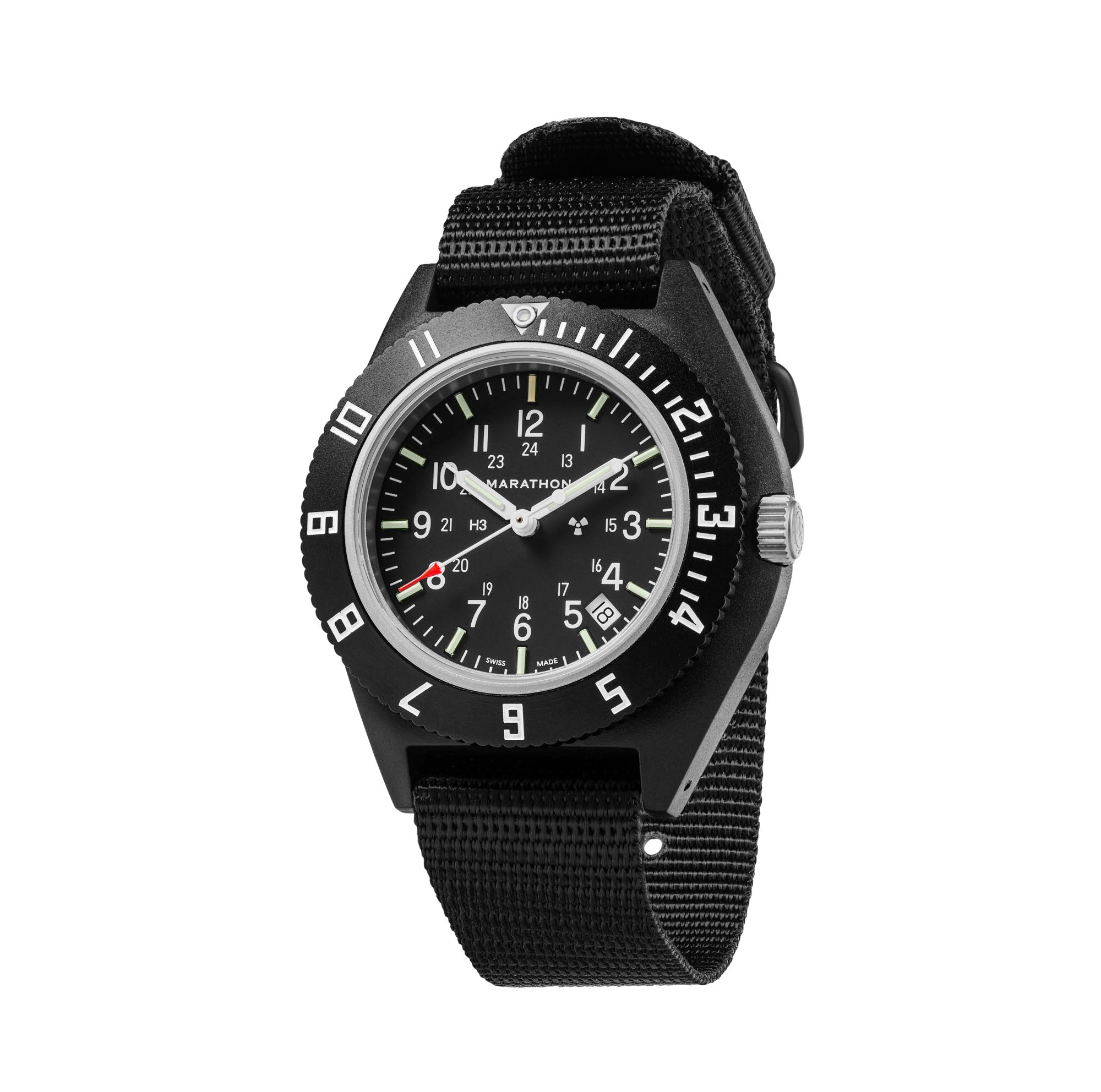 Marathon CeraShell Pilot Navigator Watch with Date