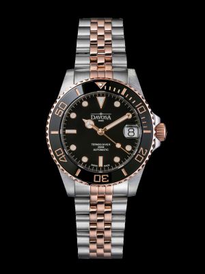 Davosa Ternos Medium Black Rose Dive Watch