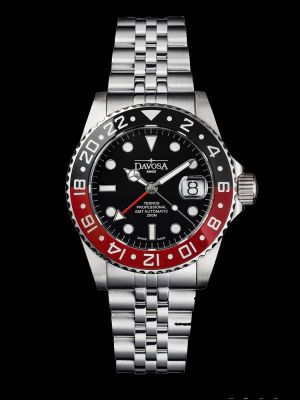 Davosa Ternos Professional GMT TT Black-Red Dive Watch