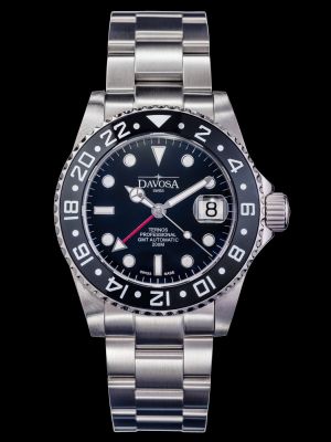 Davosa Ternos Professional GMT Black Trialink Dive Watch