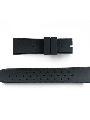 Ralf Tech 22mm Black Tropic Rubber Strap