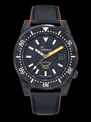 Squale T-183 Forged Carbon - Carbon/Orange