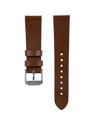 Marathon 20mm 2-Piece Leather Strap - Cognac/Brushed
