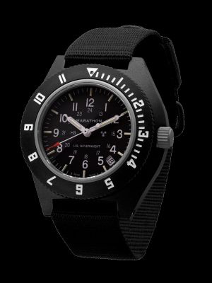 Marathon Pilot Navigator Watch with Date - Black