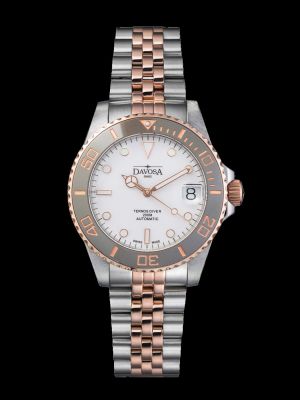 Davosa Ternos Medium White Rose Dive Watch