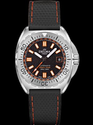 Delma Shell Star 41mm Dive Watch - Black