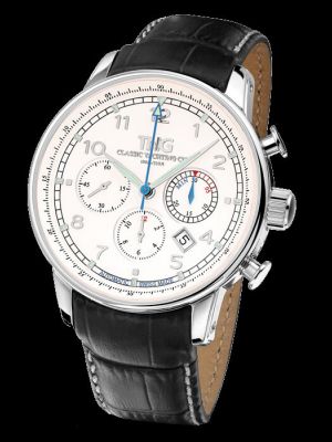 TNG Classic Yachting Cup Automatic Chronograph - White / Silver