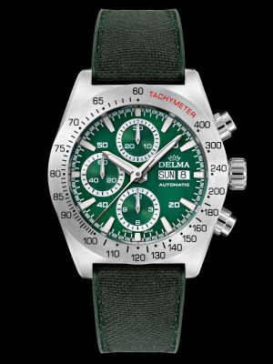 Delma Montego Chronograph Watch - Green