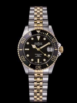 Davosa Ternos Medium Black Gold Dive Watch
