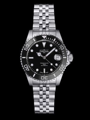 Davosa Ternos Medium Black Dive Watch