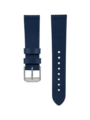 Marathon 20mm 2-Piece Leather Strap - Royal Blue/Parkerized
