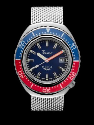 Squale 101 atmos 2002 - Blue/Red Polished