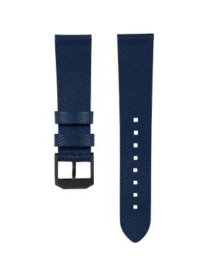 Marathon 20mm 2-Piece Leather Strap - Royal Blue/Anthracite
