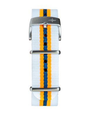 Davosa White-Yellow Nylon Strap
