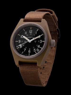 Marathon GPQ-Date Field Watch - Desert Tan NGM