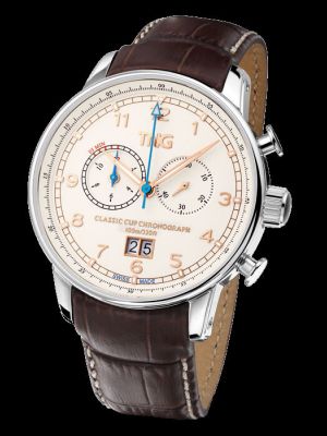 TNG Classic Cup Chronograph - White / Gold